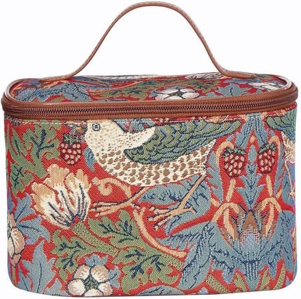 Signare - Toilettas - Gobelinstof - Strawberry Thief Red - William Morris