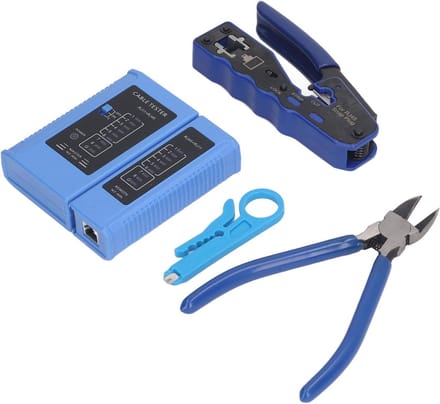 Krimptang Set - Netwerk Gereedschap - Kabel Installatie - Multifunctioneel & Draagbaar