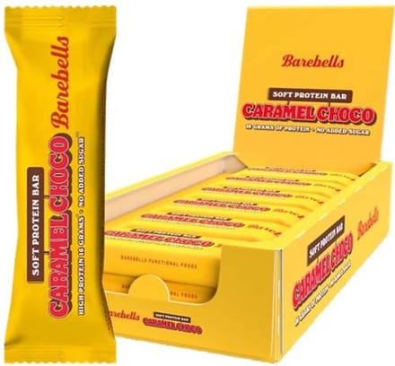 Barebells Soft Bars Eiwitreep - Protein Bars - Caramel Choco Proteine Repen - 12 repen (660 gram)