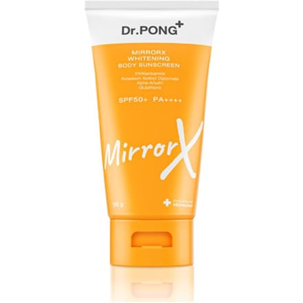 Dr.PONG+ MirrorX Whitening Body Sunscreen SPF50+ PA++++ 150 ml. x 1 / 3 pcs 150 ml. x 3 pcs