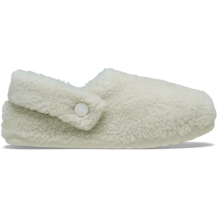 Crocs Classic Cozzzy Polyester Dames Slippers in Stucco