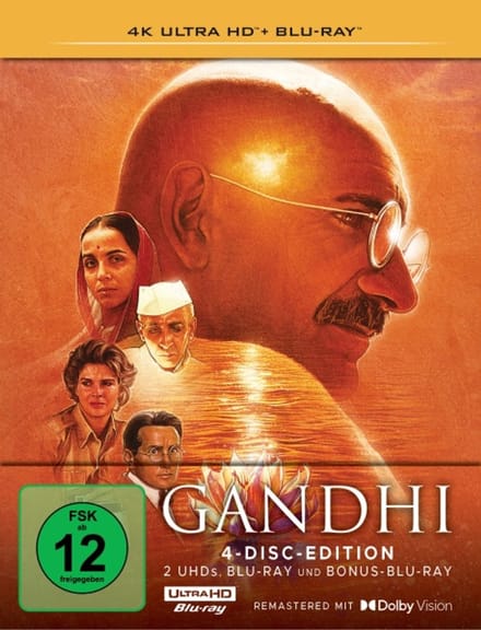 Plaion Pictures Gandhi Blu-ray 4K Ultra HD Duits