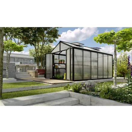 Vitavia Tuinkas Zeus Comfort 11900 - Polycarbonaat 16mm - Zwart - 258x465x250cm