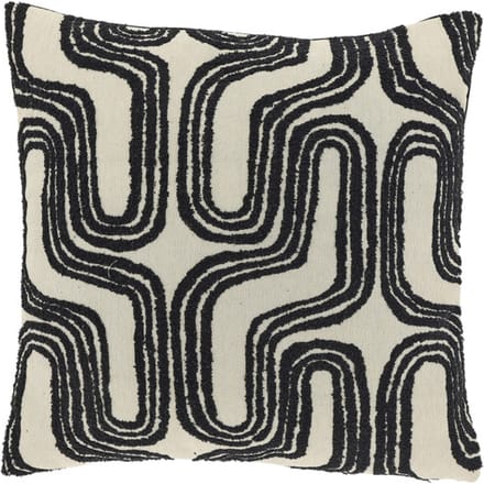 Unique Living - Sierkussen Jorina 45x45cm - Black