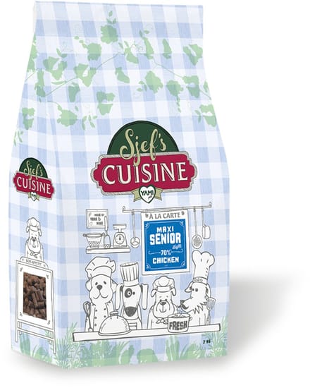 Sjef's Cuisine Senior Maxi Kip - Hondenvoer - 12.5 kg