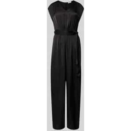 regular fit jumpsuit met tailleriem om te strikken