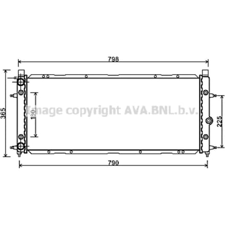 Radiator AVA COOLING VN2094 AVA