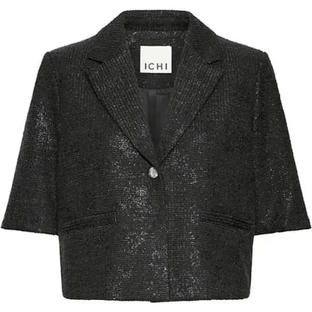 Ichi IHKATE GLEAM BL Dames Blazer/colbert - Black