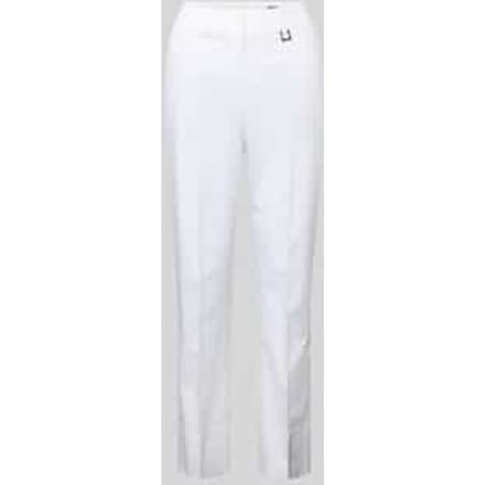 Slim fit stoffen broek met Logodetail Model 'Panna'
