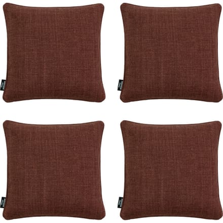 Madison - Sierkussen Nola bordeaux - 60x60x10cm - Set van 4
