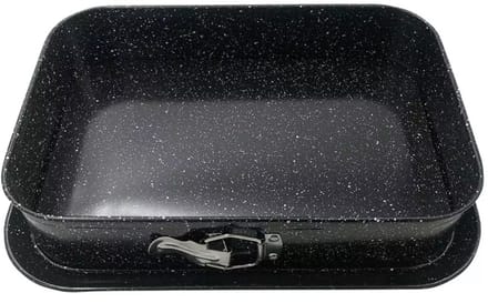 Kinghoff - Rechthoekige Bakvorm - Afneembare Rand - 39x27cm - Antiaanbaklaag