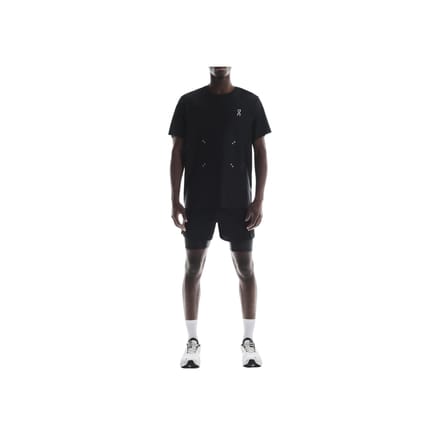 On Pace Shorts 2 M Black Maat: XXL | Korte Broeken Outlet | Heren | Zwart
