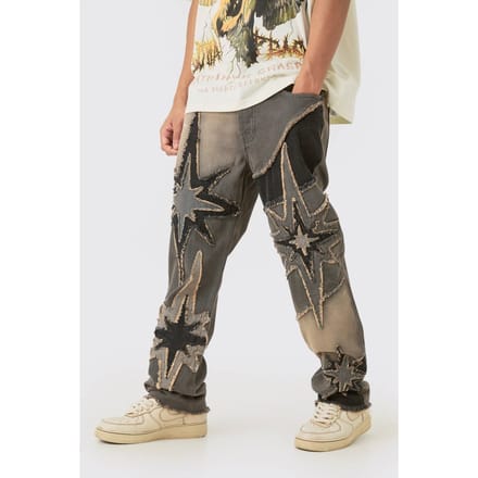 Relaxed Rigid Star Cut & Sew Jeans in Bruin | Brown | Size 36R