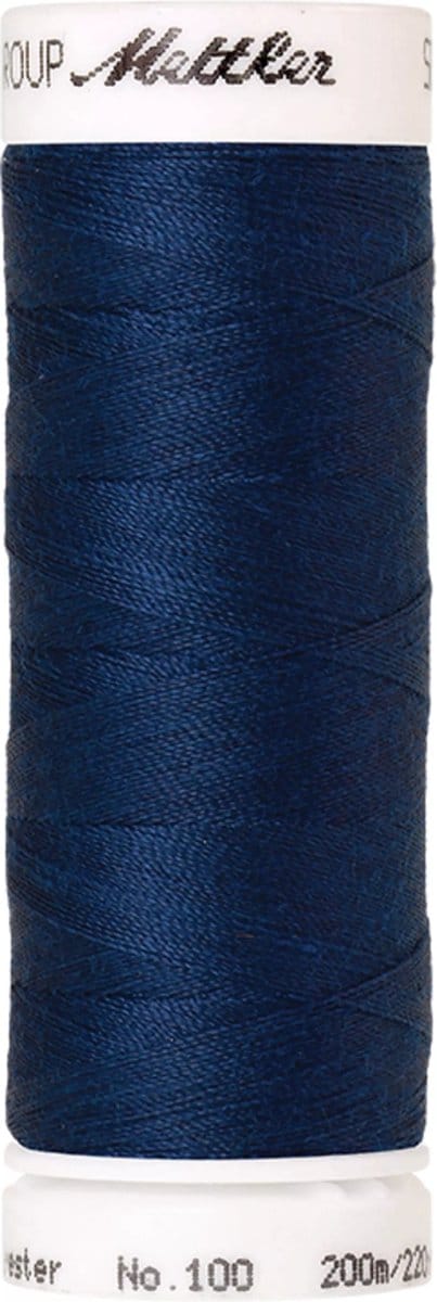 Amann Mettler Seralon Naaigaren – Royal Navy (0816) – 200 m – No. 100 – 100% Polyester – Per Stuk