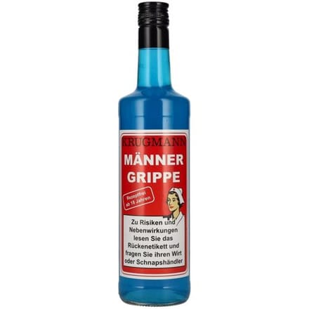 Krugmann MÄNNERGRIPPE Ice-Mint-Likör 15% Vol. 0,7l