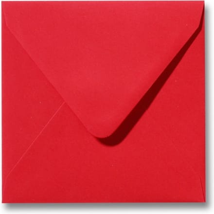 Envelop 16 x 16 Koraalrood, 60 stuks