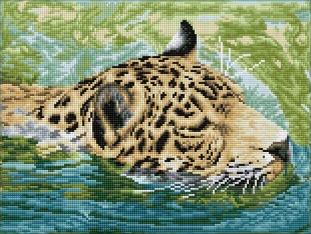 DIAMOND DOTZ Jungle Prince - Diamond Painting - 17.595 Dotz - 41x31 cm