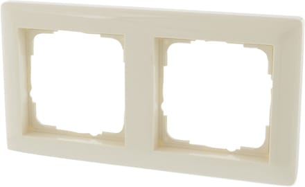 Gira SY55 Inbouw Afdekplaat - 2-voudig - Crème