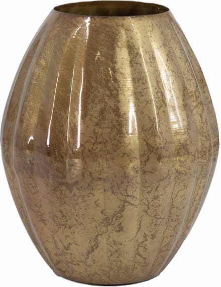 Metalen vaas peach