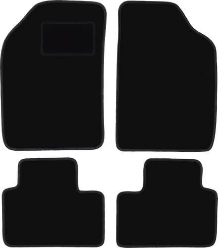 Zwarte veloursmatten voor: Lancia Ypsilon I hatchback (1996-2003)