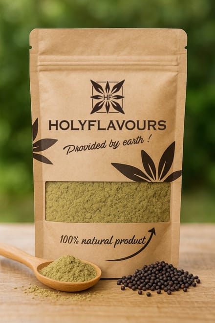 Mosterdzaad Poeder Zwart Brassica Nigra - 100 gram - Holyflavours