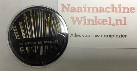 Naainaalden, afm 3-7, L: 35-45 mm, 30 stuk/ 1 doos