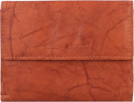 Greenburry Basic Portemonnee RFID Leer 13 cm - Dames - Horizontaal - cognac
