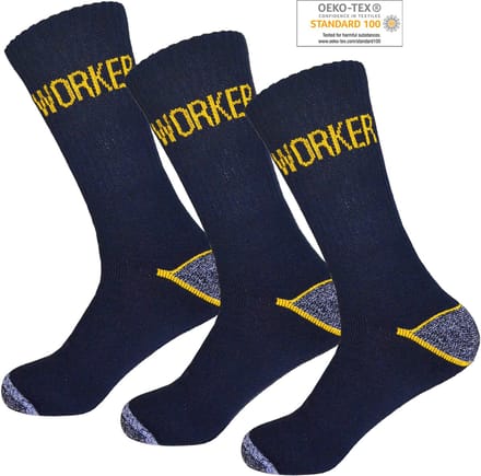 Gianvaglia 3-pack heren sokken zwart - maat 39-42