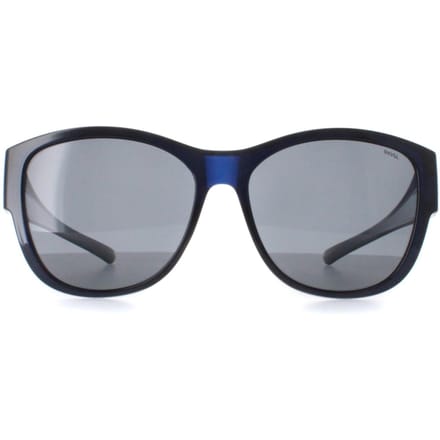INVU Rond Dames Transparant Blauw Gepolariseerd E2102