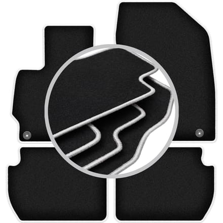 CARLUX-SILVER automatten voor: Peugeot 4007 crossover (2007-2012)