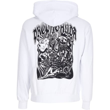 Mannen hoodie Touch Hoodie Wit
