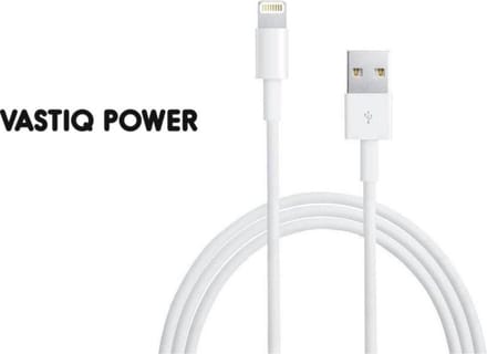 Vastiq Power® - USB Naar Lightning-Kabel - 1 Meter - Wit - Geschikt Voor Iphone 14/13/12/Ipad - Lightning Naar-Usb - Iphone 13/12/11/X/Ipad 13/12/Pro/Max - Iphone 13/12/Pro