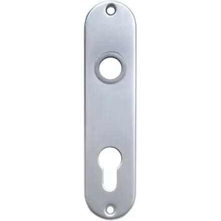 Langschild euro 55mm ovaal aluminium