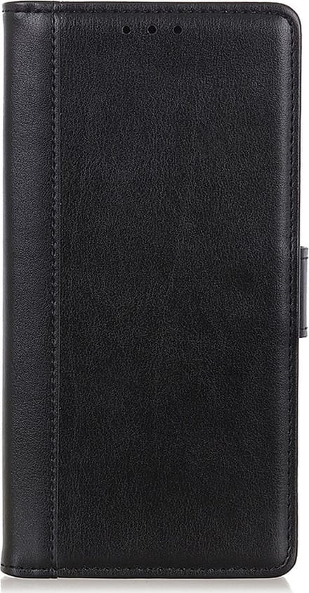 Shop4 - Xiaomi 12 Pro Hoesje - Wallet Case met Pasjeshouder Grain Zwart