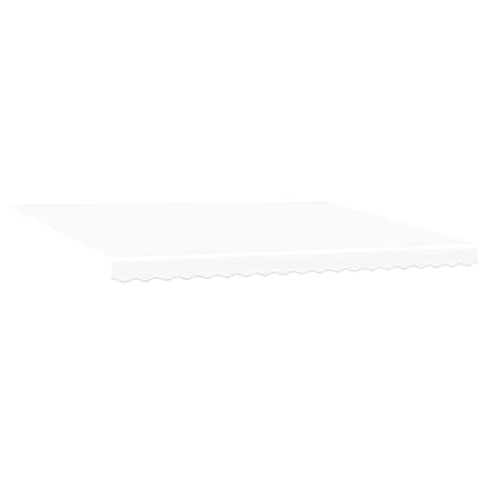 vidaXL - Vervangingsdoek - zonnescherm - voor - 4,5 - x - 3,5 - m - Wit - Polyester