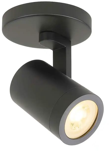 Opbouwspot Aston | Zwart Metaal | Rond | GU10 | 1-voudig | ⌀ 10cm