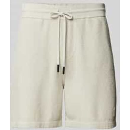 Korte broek met labelpatch, model 'Aponiolo'