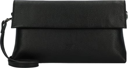 JOST Leren Koppeling Schoudertas Vika Clutch Black Zwart