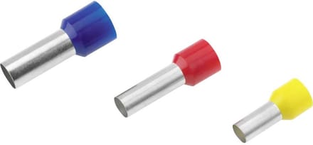Cimco 187022 Adereindhulzen 6 mm² Deels geïsoleerd Geel 100 stuk(s)