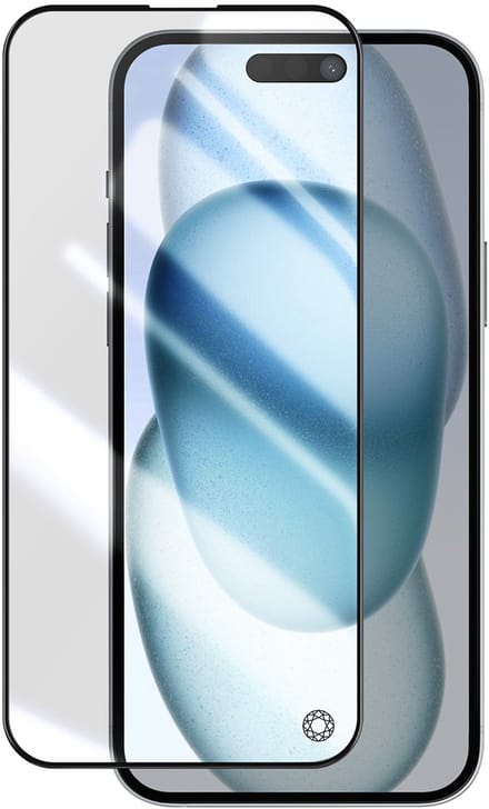 Force Case, Screenprotector geschikt voor iPhone 15 Plus - Organic Glass 2.5D, Transparant