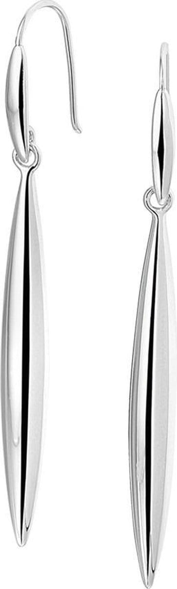 TFT Oorhangers Zilver Gerhodineerd Glanzend 56 mm x 5 mm