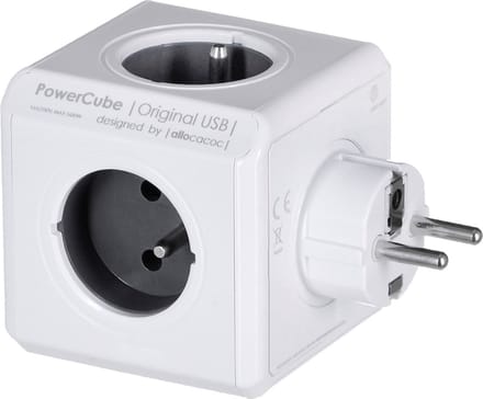 DesignNest PowerCube Original - USB - FR - Grijs