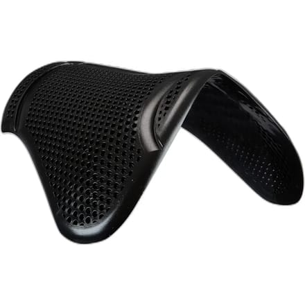 Acavallo Gel Ns Classic Shaped Front Riser Halve Pad Zwart