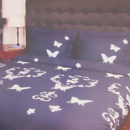 Refined Sandy Dekbedovertrek - Litsjumeaux - 240x200/220 cm - Navy
