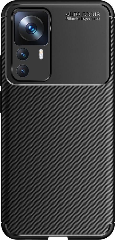 Just in Case hoesje geschikt voor Xiaomi 12T Pro - Rugged TPU - Zwart