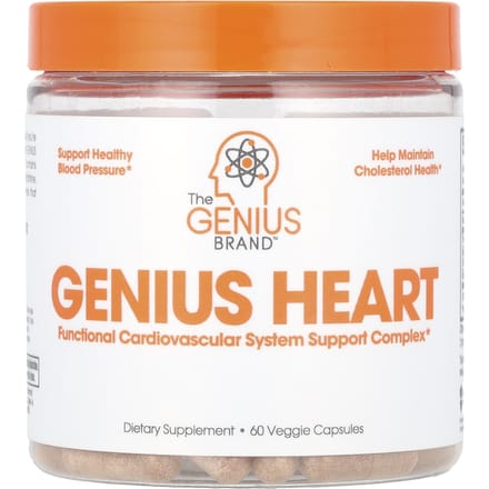 The Genius Brand, Genius Heart, 60 Plantaardige Capsules