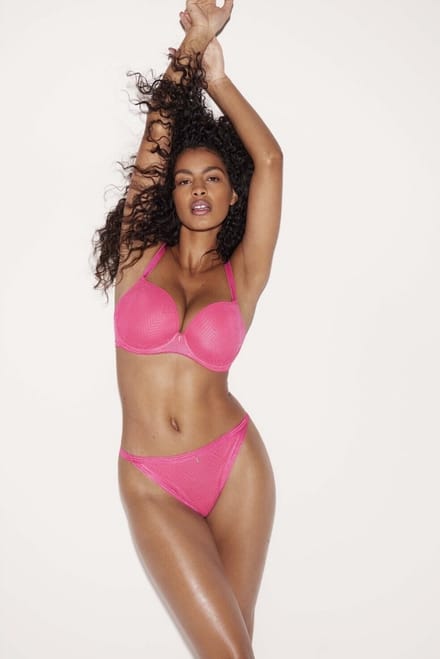 Freya - Tailored - Voorgevormde plunge BH - Fushia - 70-85D