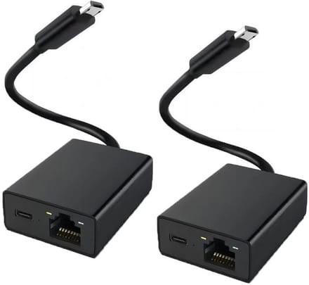 longziming -Ethernet Adapter Micro USB naar RJ45 - Bekabelde Netwerkverbinding voor Fire TV Stick, Chromecast
