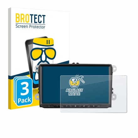 BROTECT - Screenprotector voor Zenec Z-E2065 - Folie Beschermfolie Beschermglas matte 3 Stuks