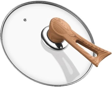 Pan Deksel - Kookkoepel Deksel - Voorkomt Spetters - Verticaal Ontwerp - 16-32cm - Zwart